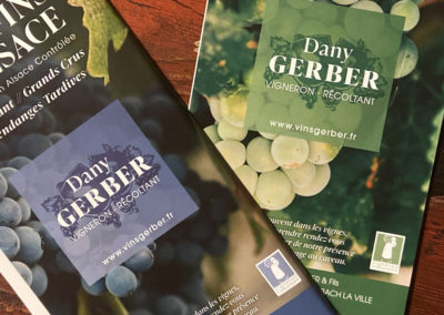 Dépliant Vins Gerber
