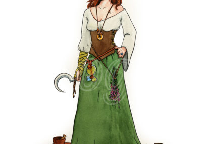 Illustration Herboriste