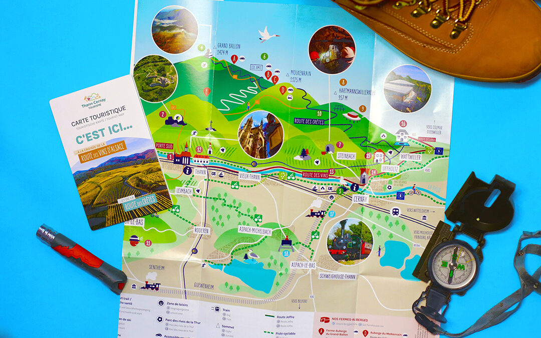 Carte touristique Thann-Cernay