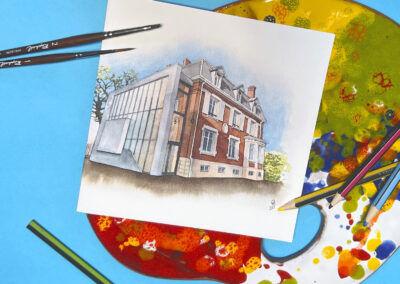 Carte de voeux étude notariale